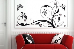 Come decorare una parete con adesivi in ​​vinile