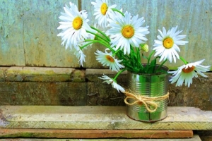 Come realizzare un vaso di fiori con materiale di scarto - 6 tutorial fai-da-te