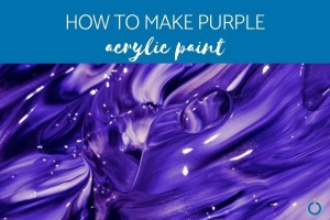 Come fare la pittura acrilica viola