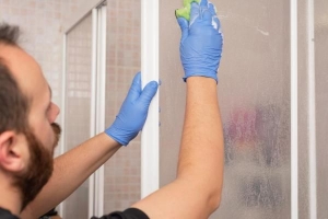 Come rimuovere il calcare dal vetro della doccia